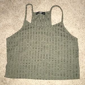 Shein halter crop top🌿